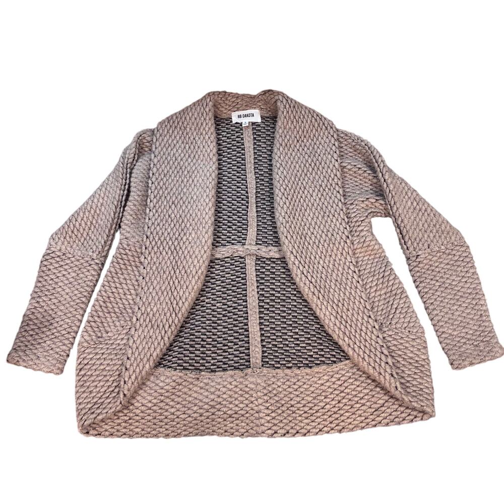 BB Dakota Chunky Knit Cocoon Cardigan Sweater Sz Small - Picture 5 of 7